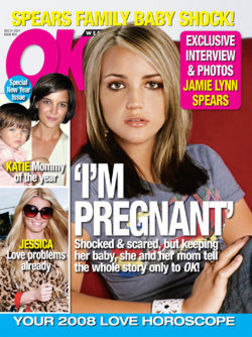 Jamie Lynn Spears Talks To OK About Being Pregnant