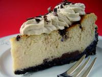 Bailey's Irish Cream Chocolate Chip Cheesecake