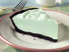 St. Patrick's Day Peppermint Pie