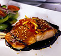 Today's Special: Asian Salad with Teriyaki Salmon and Apricot Vinaigrette