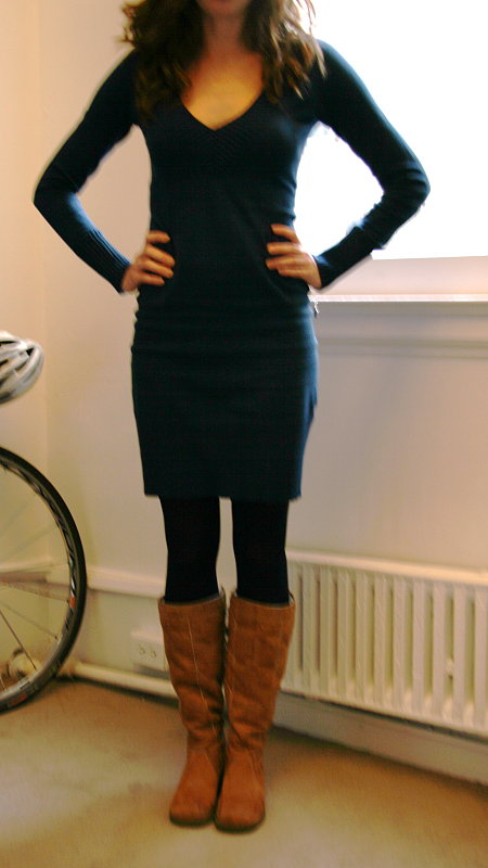 Sweater Dress =  Easy Style
