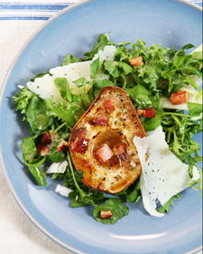 Fast & Easy Dinner: Pear Salad with Bacon and Sherry-Wine Vinaigrette