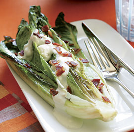 Camping Gone Gourmet Side: Grilled Lettuce