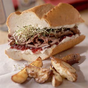Fast & Easy Dinner: Tangy Roast-Beef Sandwiches