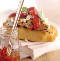 Fast & Easy Dinner: Chicken and Roasted Pepper Sandwich Fast & Easy Dinner: Chicken and Roasted Pepper Sandwich
