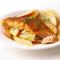 Fast & Easy Dinner: Salmon, Apples, and Fennel