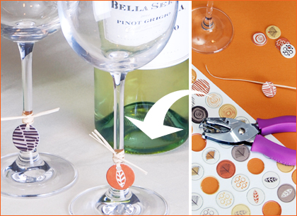 Yummy Link: DIY Wine Charms