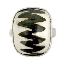 $39.00: Sterling Silver Large Mud Bead Ring by Sajen: Jewelry & Watches