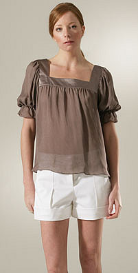 On Sale: Graham & Spencer 3/4 Sleeve Tunic with Gathering 