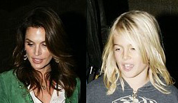Mini Me: Cindy Crawford and Presley 