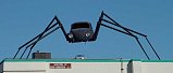 Sculpture on top of a building at 5th and Morrill in Reno, NV (by David Fambrough