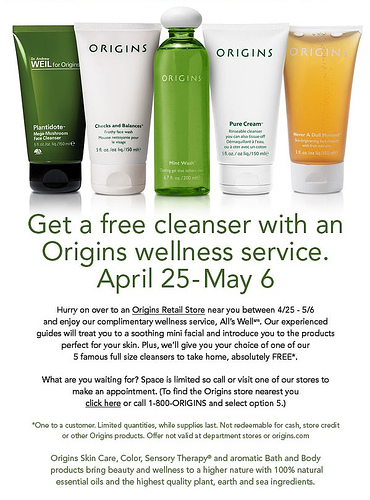 Bella Bargain: Origins Offer Through May 6