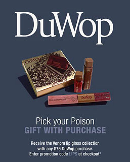 Bella Bargain: Free DuWop Gift with Purchase