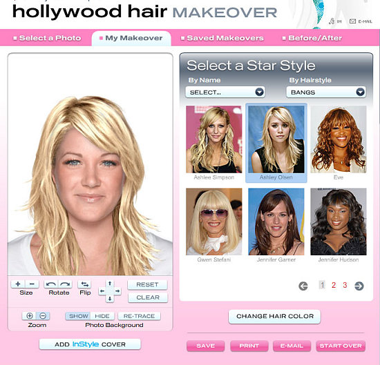 In Style Lets You Try Out Celebrity Hairstyles