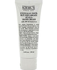 Product Review: Kiehl's Unusually Rich — But Not Greasy At All — Hand Cream with SPF 10