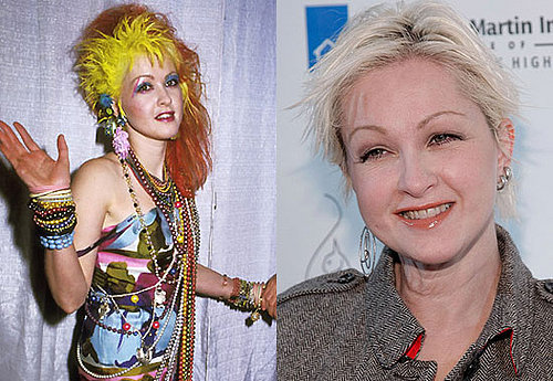 Do You Like Cyndi Lauper's Hair All Blond or Multi-Colored?