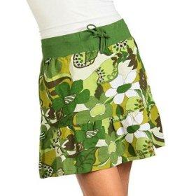 TROPICAL PRINTS: Beach Wave Hawaiian Paradise Knit Skirt