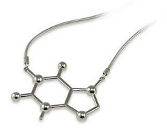 Caffeine Molecule Necklace: Totally Geeky or Geek Chic?