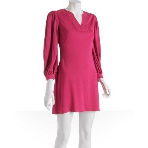 Y-yigal hot pink stitch detail tunic