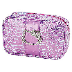 Hello Kitty Cosmetic Pouch: Croc