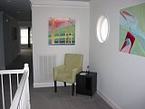 the phone chair.  more of my painitings.