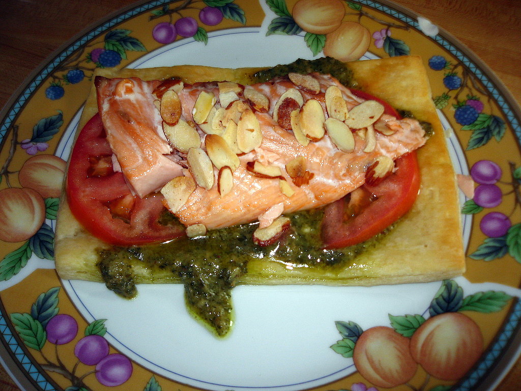 Reader Recipe: Salmon with Puff Pastry and Pesto Reader Recipe: Salmon with Puff Pastry and Pesto