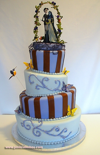 The Corpse Bride Wedding Cake