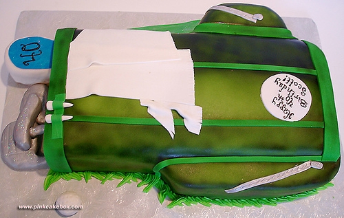 Golf Bag Cake