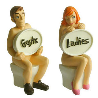 Love It or Hate It? Nudist Bathroom Door Signs