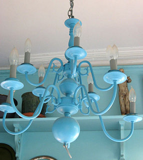 DIY: Upgrading a Flea-Market Chandelier