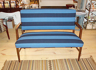 Casa Craving Recap: Blue Striped Danish Bench