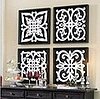 Nice and New: Ballard Design Black & White Pattern Plaques