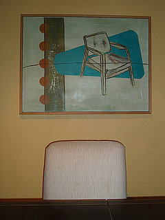Dressing My Walls:  Chair Painting in the Dining Room