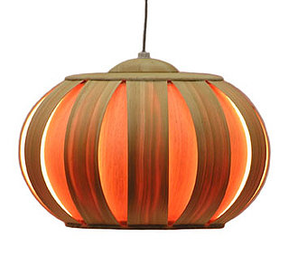 Autumn Decor: Pumpkin Look Alike Lamp