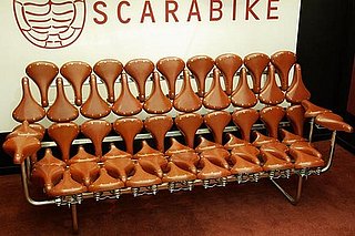 Weird Furniture:  Bike Seat Sofa