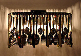 Cool Idea:  Silverware Chandelier