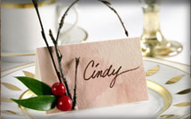 Cranberry Decorating Part I: Place Cards