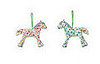 Patchwork Ornament Ponies from Anthropologie