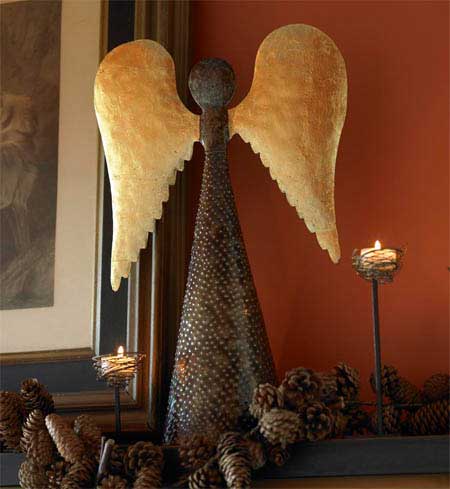 Deck the Haus:  Oil Drum Angel
