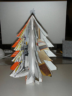 DIY: Recycled Catalog Christmas Trees