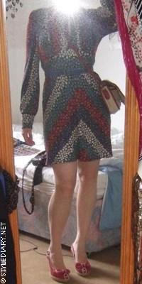 Celia Birtwell dress found at charity shop
