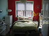 My bedroom...not too big but does the job! My bedroom...not too big but does the job!