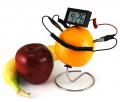 Totally Geeky or Geek Chic? Fruit Powered Clock