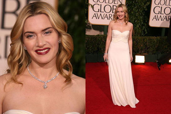 The Golden Globes Red Carpet: Kate Winslet