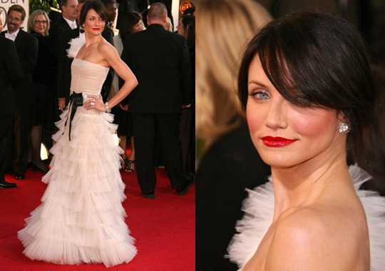 The Golden Globes Red Carpet: Cameron Diaz