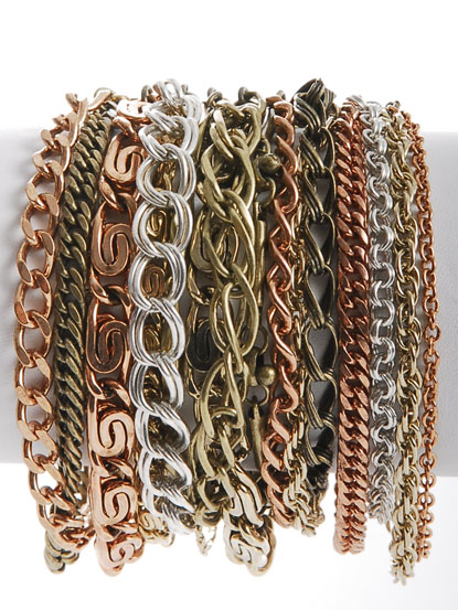 Chunky Chain Bracelets Chunky Chain Bracelets