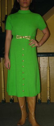 Look of The Day: Hot Green Retro Look of The Day: Hot Green Retro