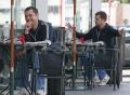 Pacey Chills in LA, Presumably There to Visit Old Friend and Aspiring Filmmaker Dawson Leery