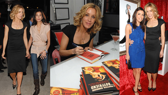 Felicity Shows off her New Book