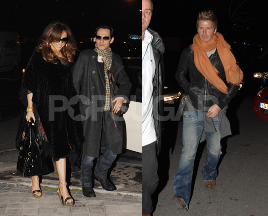 David Shows J-Lo and Marc Where to Dine in Madrid